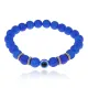 Браслет от сглаза, лава, цвет синий, 8мм BJBS-393