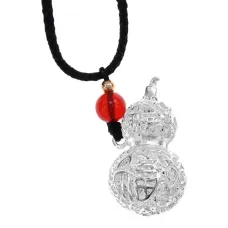 Кулон Тыква-горлянка на шнурке, 2,5х1,5см BJK441
