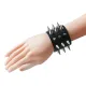 Браслет из искусственной кожи с шипами, 22см BS796