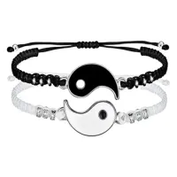 Парные плетеные браслеты Инь-Ян BS799