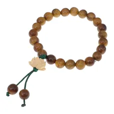 Браслет Лотос, натуральный сандал, 8мм BS801