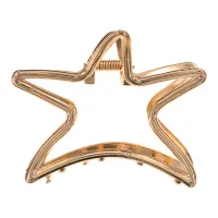 Краб для волос Звезда, 6х7х4,5см HK038-01