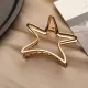 Краб для волос Звезда, 6х7х4,5см HK038-01