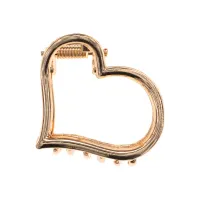 Краб для волос Сердце, 3,5х3,5х2см HK038-06