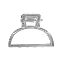 Краб для волос, 2х2,5х1,5см, цвет серебряный HK045-01