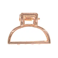 Краб для волос, 2х2,5х1,5см, цвет розовое золото HK045-02