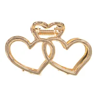 Краб для волос Три сердца, 4х6,5х3см HK046