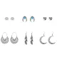 Набор из шести пар серег SEN014-01