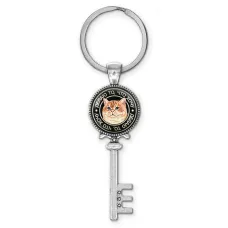 Брелок Ключ Кот (делаю, что хочу) BK-ALKK-0068