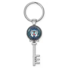 Брелок Ключ Два лебедя BK-ALKK-0161