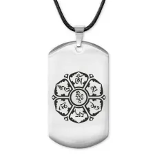 Амулет-жетон Ом Мани Падме Хум ACZ-243