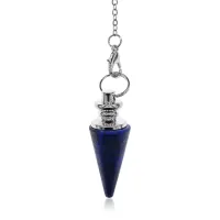 Маятник для биолокации, 22,5 см, лазурит BLK041-07