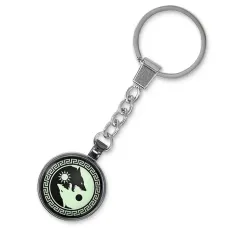 Светящийся брелок Волки Инь-Ян BK-ALE524