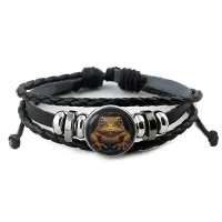 Кожаный браслет Жаба BSK-1026