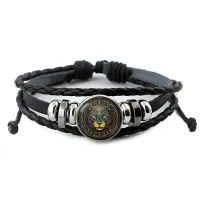 Кожаный браслет Дикая кошка BSK-1029