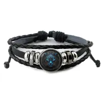 Кожаный браслет Пантера BSK-1030