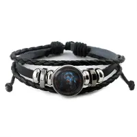 Кожаный браслет Собака BSK-1037