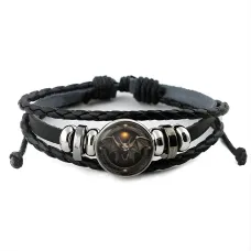 Кожаный браслет Летучая мышь вампир BSK-1042