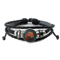 Кожаный браслет Травоядное животное BSK-1051