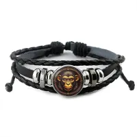 Кожаный браслет Шимпанзе BSK-1053