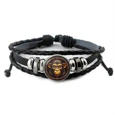 Кожаный браслет Шимпанзе BSK-1053