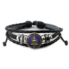 Кожаный браслет Будда BSK-1060