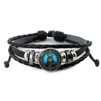 Кожаный браслет Кошка BSK-1080