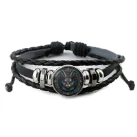 Кожаный браслет Заяц BSK-1084