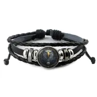 Кожаный браслет Орел BSK-1093
