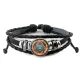 Кожаный браслет Огненная горилла BSK-1120