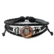 Кожаный браслет Огненный филин BSK-1129