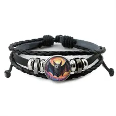 Кожаный браслет Летучая мышь BSK-1271