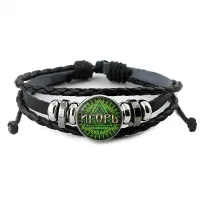 Именной кожаный браслет Игорь BSK-2027