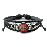 Именной кожаный браслет Маргарита BSK-2085