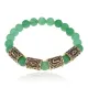 Рунический браслет Богатство и здоровье с нат.камнем Нефрит 8мм BSRQ-25