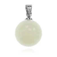 Светящийся кулон Шар, цвет свечения – голубой LGK042