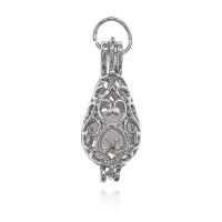 Светящийся кулон Капля, цвет свечения – голубой LGK044-02