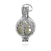 Светящийся кулон Дерево жизни, цвет свечения – зеленый LGK045