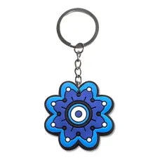 Брелок из ПВХ Цветок, 8,5х2,5см BK179-03