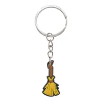 Брелок из ПВХ Метла, 8х1,5см BK180-02