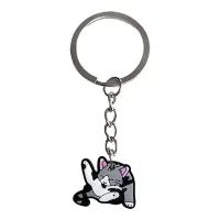 Брелок из ПВХ Кот, 8х2,5см BK183-01