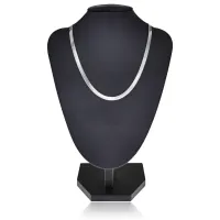 Цепочка, 40см, цвет серебряный CN013-02