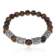 Рунический браслет Абсолютное богатство с нат.камнем Тигровый глаз 8мм BSRR-18