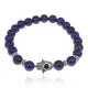 Браслет-амулет Хамса с нат. камнем Лазурит 10мм BSHS-10