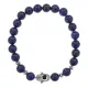 Браслет-амулет Хамса с нат. камнем Лазурит 10мм BSHS-10