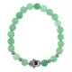 Браслет-амулет Хамса с нат. камнем Нефрит 10мм BSHS-13