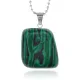 Кулон с Малахитом на цепочке KUL03-07