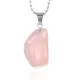 Кулон с Розовым кварцем на цепочке KUL03-09