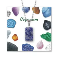 Кулон с Содалитом на цепочке KUL03-11