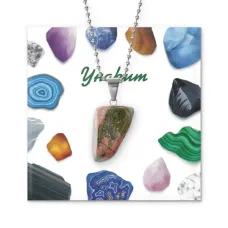 Кулон с Унакитом на цепочке KUL03-13